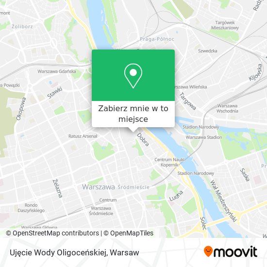 Mapa Ujęcie Wody Oligoceńskiej