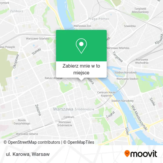 Mapa ul. Karowa