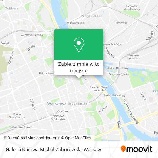 Mapa Galeria Karowa Michał Zaborowski