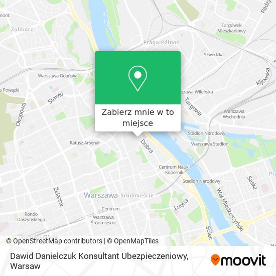 Mapa Dawid Danielczuk Konsultant Ubezpieczeniowy