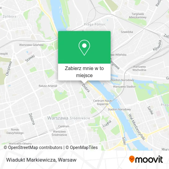 Mapa Wiadukt Markiewicza