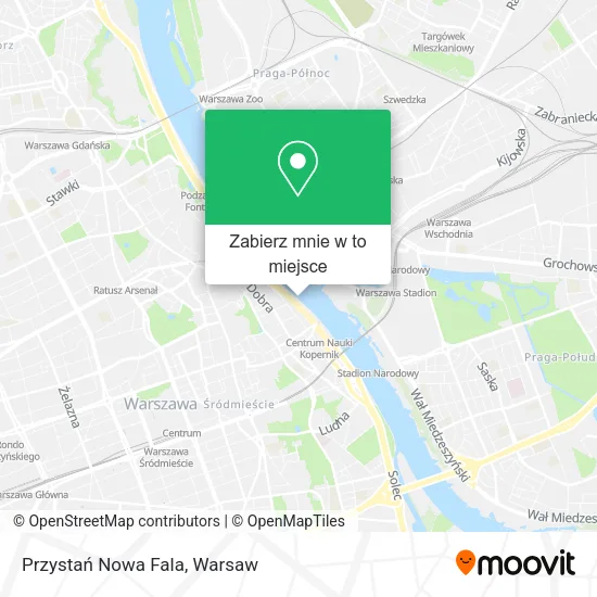 Mapa Przystań Nowa Fala