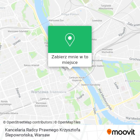 Mapa Kancelaria Radcy Prawnego Krzysztofa Ślepowrońska