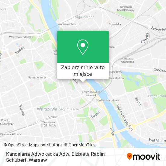 Mapa Kancelaria Adwokacka Adw. Elżbieta Rablin-Schubert