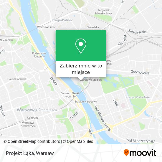 Mapa Projekt Łąka