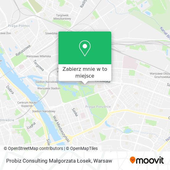 Mapa Probiz Consulting Małgorzata Łosek