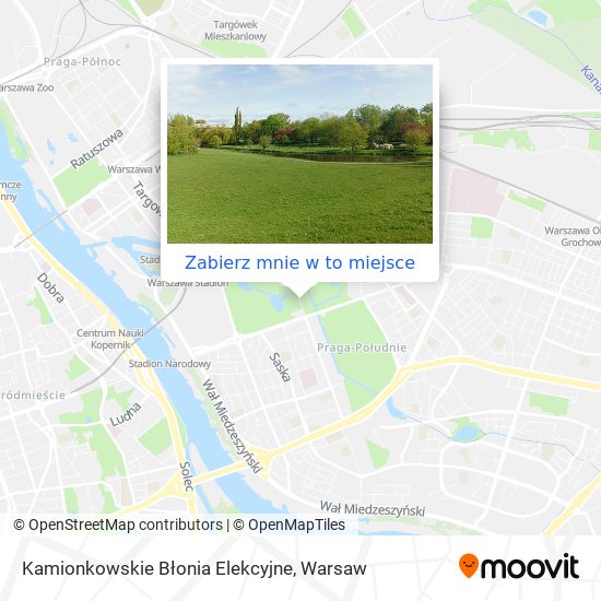 Mapa Kamionkowskie Błonia Elekcyjne