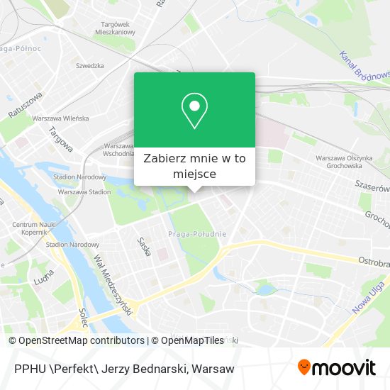 Mapa PPHU \Perfekt\ Jerzy Bednarski