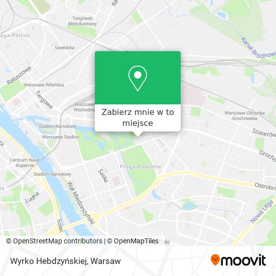 Mapa Wyrko Hebdzyńskiej