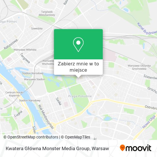 Mapa Kwatera Główna Monster Media Group