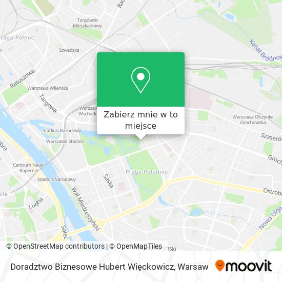 Mapa Doradztwo Biznesowe Hubert Więckowicz