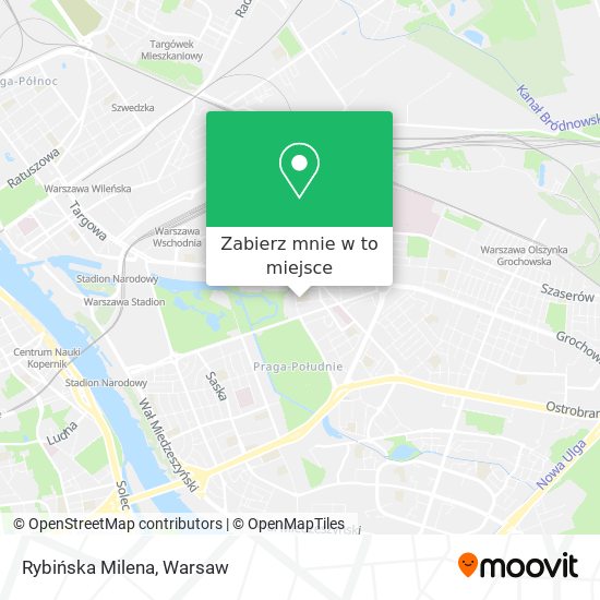 Mapa Rybińska Milena