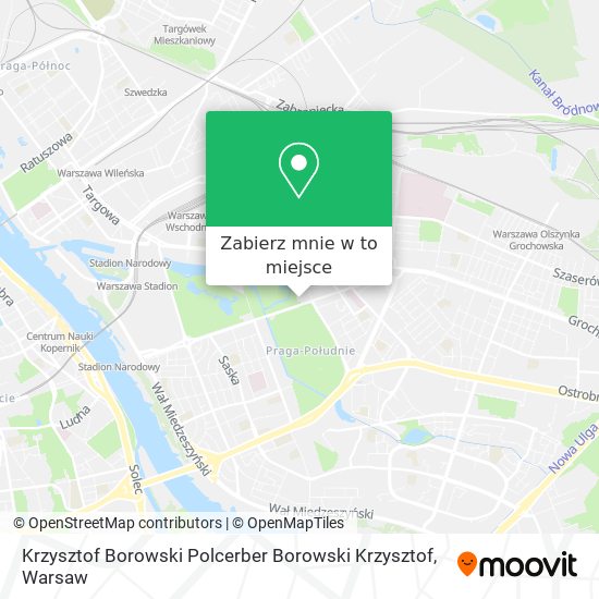 Mapa Krzysztof Borowski Polcerber Borowski Krzysztof