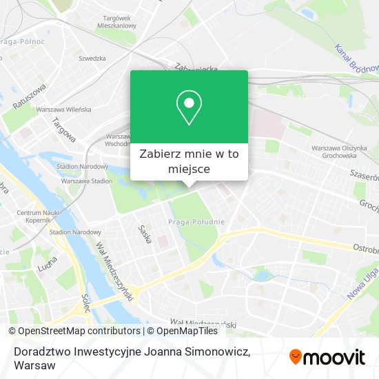 Mapa Doradztwo Inwestycyjne Joanna Simonowicz