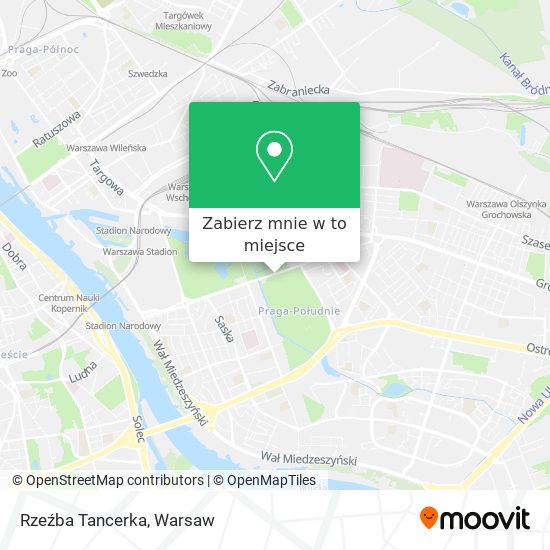 Mapa Rzeźba Tancerka