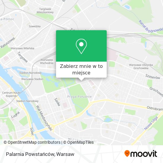 Mapa Palarnia Powstańców