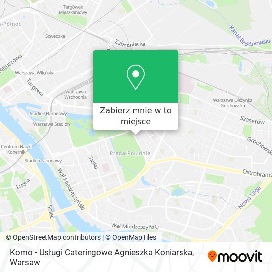 Mapa Komo - Usługi Cateringowe Agnieszka Koniarska