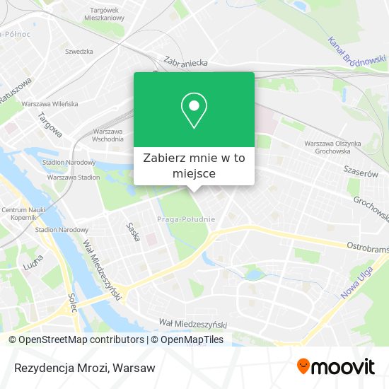 Mapa Rezydencja Mrozi