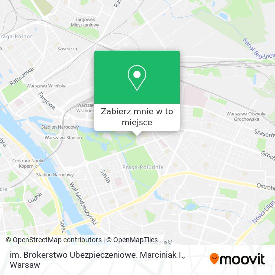 Mapa im. Brokerstwo Ubezpieczeniowe. Marciniak I.