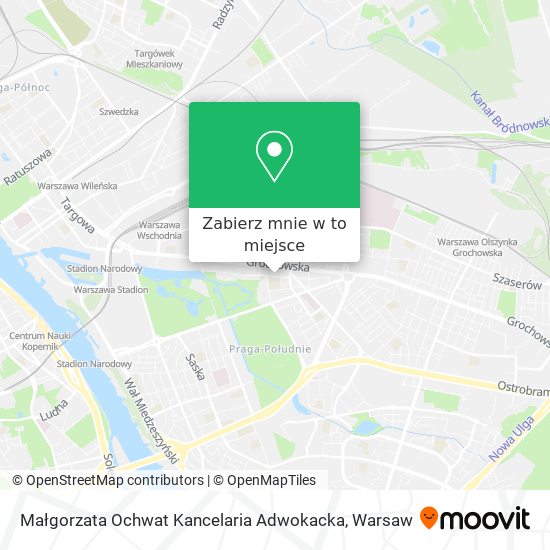 Mapa Małgorzata Ochwat Kancelaria Adwokacka