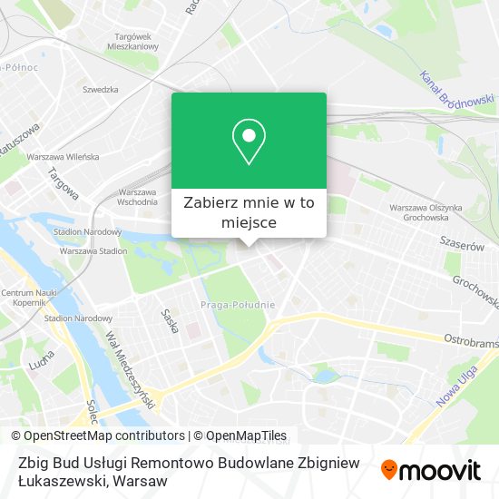 Mapa Zbig Bud Usługi Remontowo Budowlane Zbigniew Łukaszewski