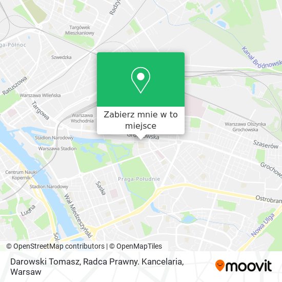 Mapa Darowski Tomasz, Radca Prawny. Kancelaria