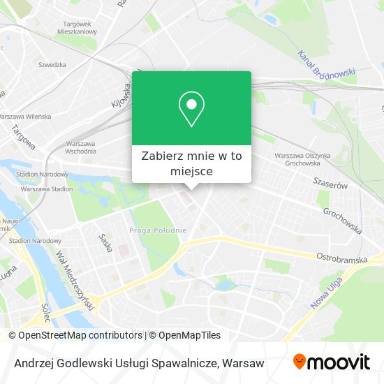 Mapa Andrzej Godlewski Usługi Spawalnicze