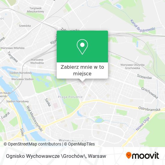 Mapa Ognisko Wychowawcze \Grochów\