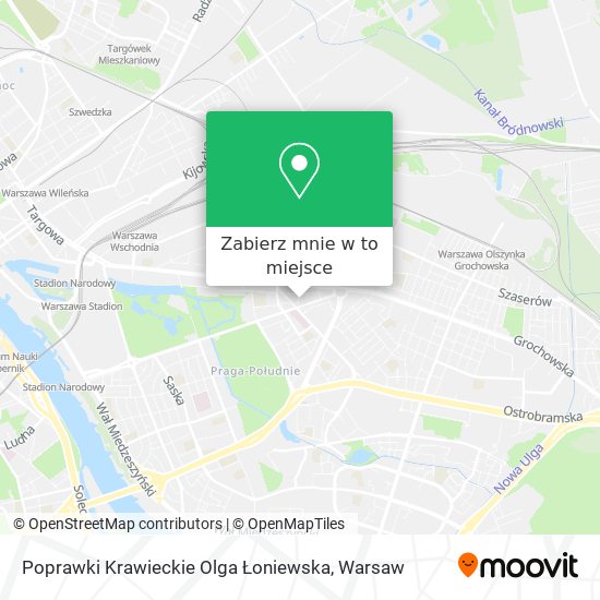 Mapa Poprawki Krawieckie Olga Łoniewska