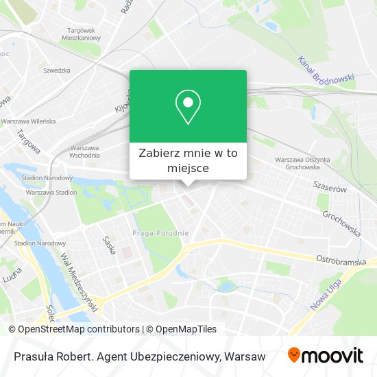 Mapa Prasuła Robert. Agent Ubezpieczeniowy