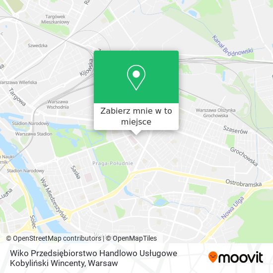 Mapa Wiko Przedsiębiorstwo Handlowo Usługowe Kobyliński Wincenty