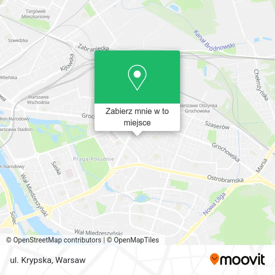 Mapa ul. Krypska