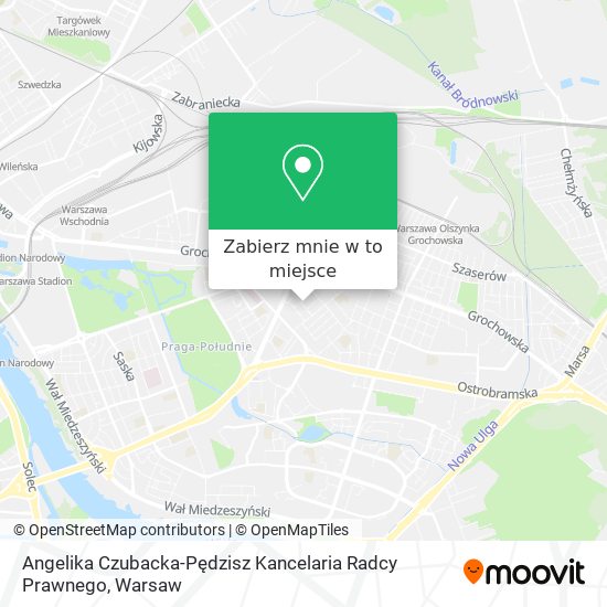 Mapa Angelika Czubacka-Pędzisz Kancelaria Radcy Prawnego