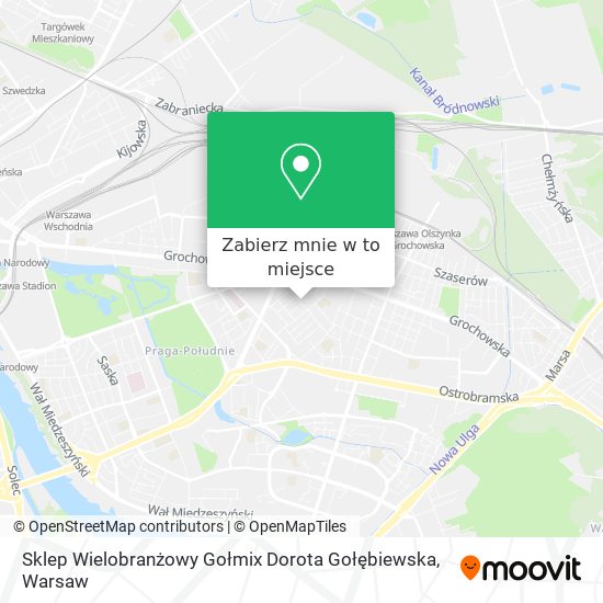 Mapa Sklep Wielobranżowy Gołmix Dorota Gołębiewska