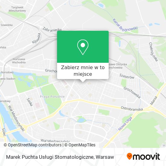 Mapa Marek Puchta Usługi Stomatologiczne