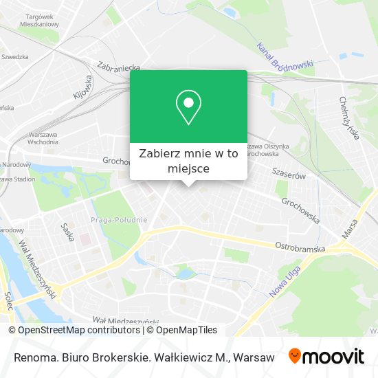 Mapa Renoma. Biuro Brokerskie. Wałkiewicz M.