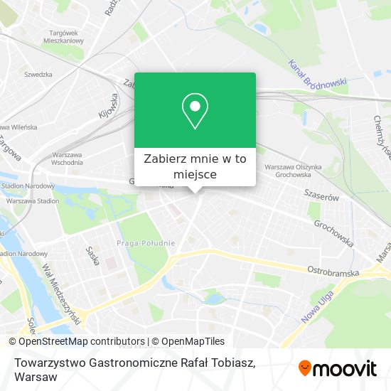 Mapa Towarzystwo Gastronomiczne Rafał Tobiasz