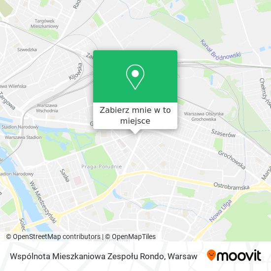 Mapa Wspólnota Mieszkaniowa Zespołu Rondo