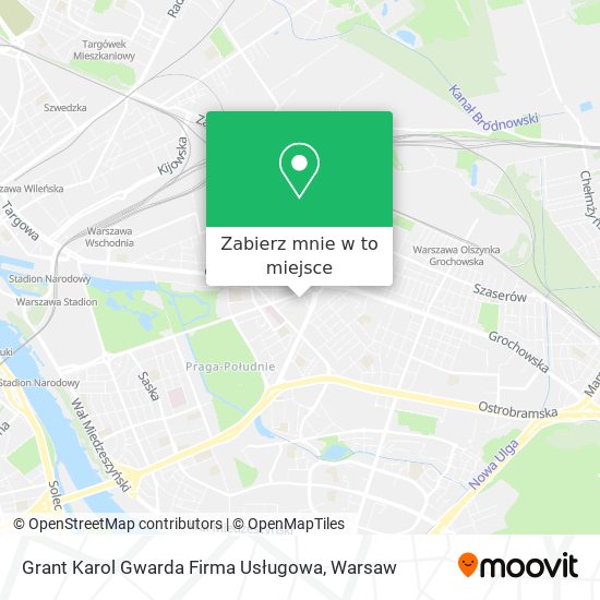 Mapa Grant Karol Gwarda Firma Usługowa