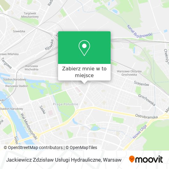 Mapa Jackiewicz Zdzisław Usługi Hydrauliczne