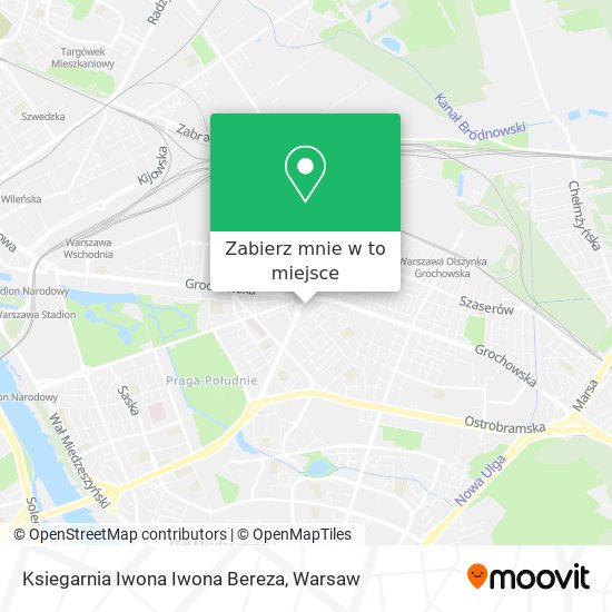 Mapa Ksiegarnia Iwona Iwona Bereza