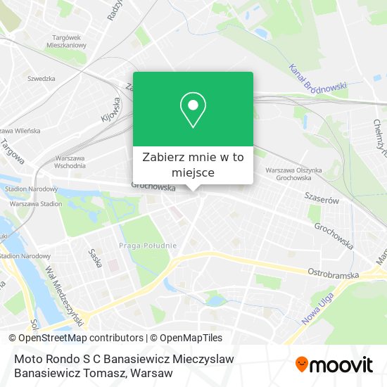 Mapa Moto Rondo S C Banasiewicz Mieczyslaw Banasiewicz Tomasz