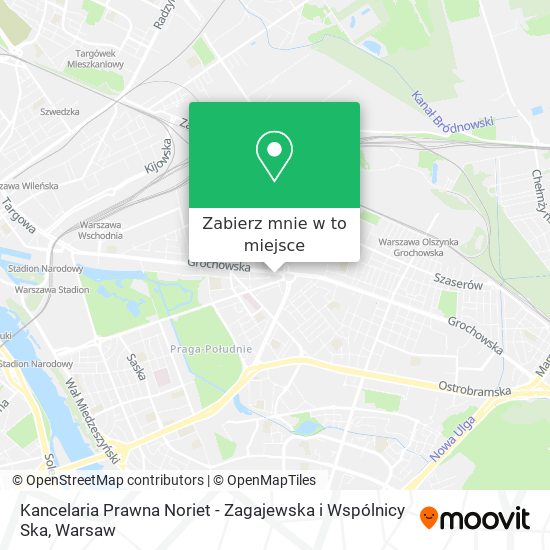 Mapa Kancelaria Prawna Noriet - Zagajewska i Wspólnicy Ska