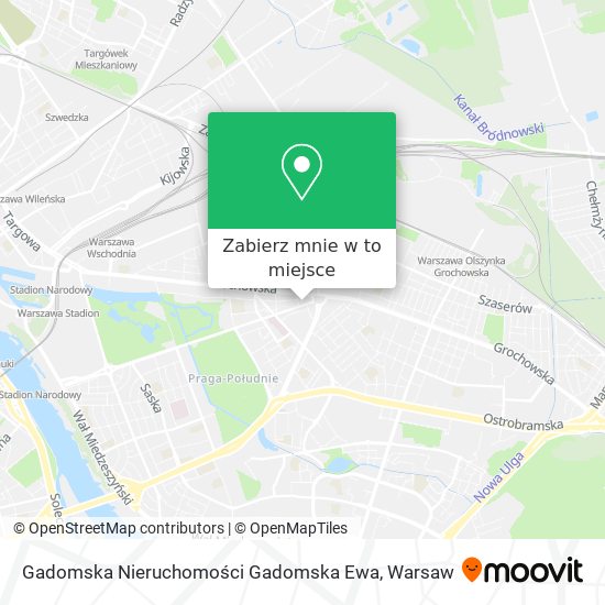 Mapa Gadomska Nieruchomości Gadomska Ewa