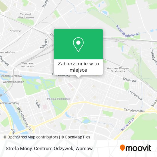 Mapa Strefa Mocy. Centrum Odżywek