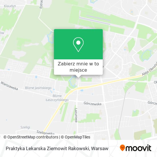 Mapa Praktyka Lekarska Ziemowit Rakowski