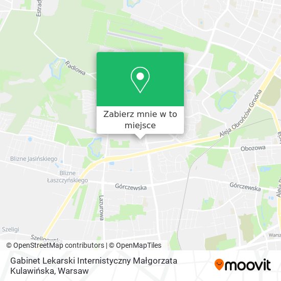 Mapa Gabinet Lekarski Internistyczny Małgorzata Kulawińska