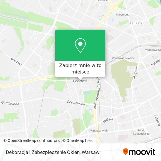 Mapa Dekoracja i Zabezpieczenie Okien