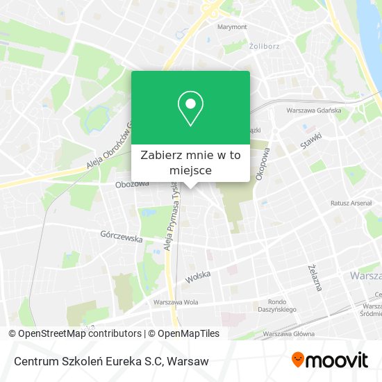 Mapa Centrum Szkoleń Eureka S.C