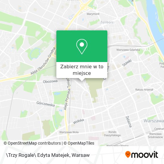 Mapa \Trzy Rogale\ Edyta Matejek